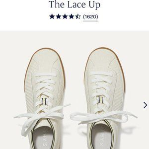 Rothy's Lace Up Sneakers (W10) Vanilla